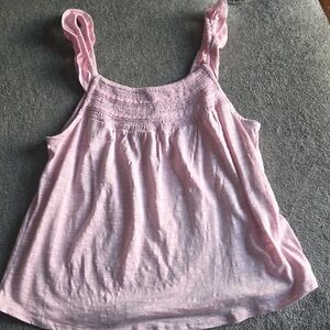 Juniors Pink Sleeveless Top